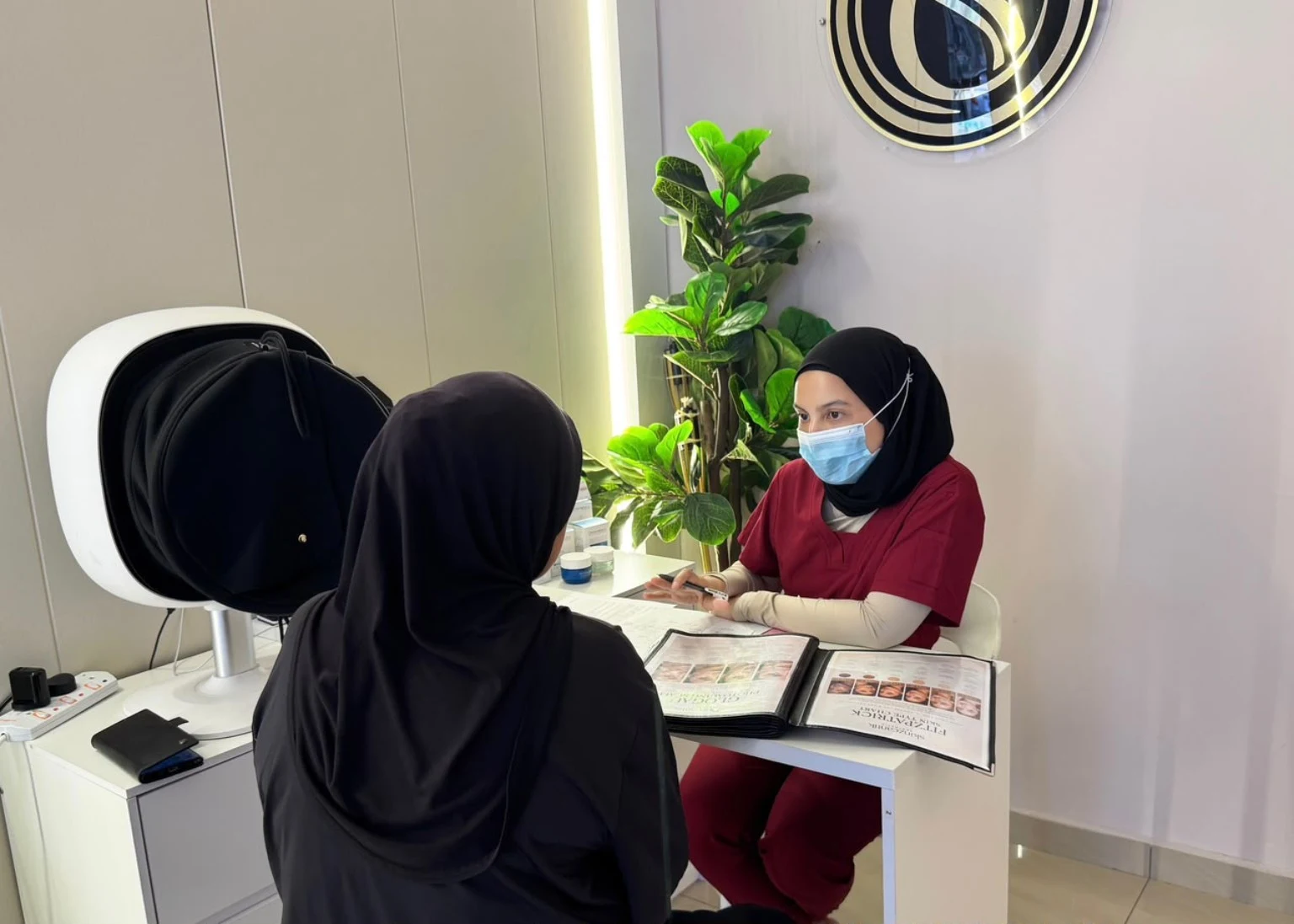Personalised skin consultation at Skinz Cantik studio in Melaka