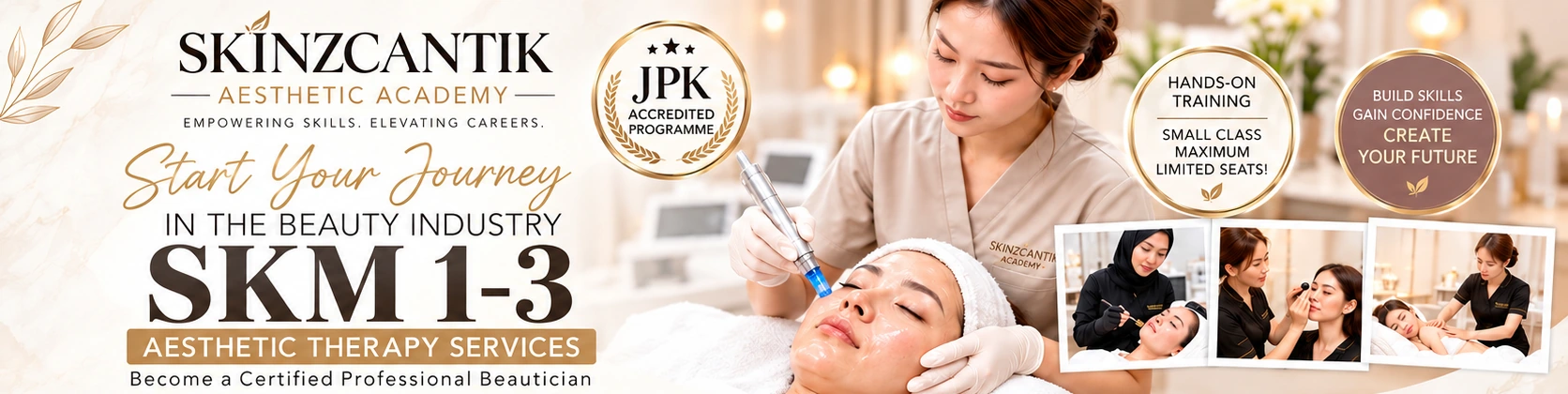SkinzCantik SKM 1–3 Aesthetic Therapy Services